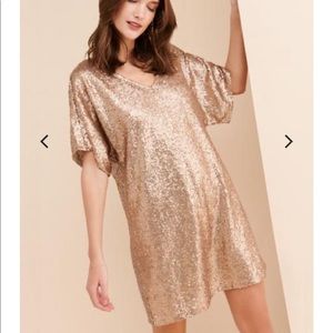 Gentle fawn Lola sequin dress Medium